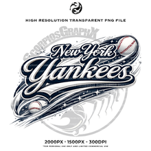 Load image into Gallery viewer, NY Baseball PNG
