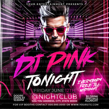 Load image into Gallery viewer, DJ Flyer Template