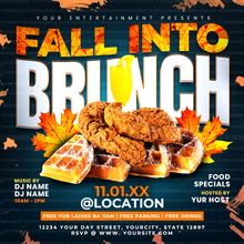 Load image into Gallery viewer, Fall into Brunch Flyer