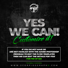 Load image into Gallery viewer, DayLit Day Party Flyer Template