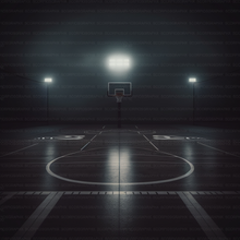 Load image into Gallery viewer, Basketball Court Poster Wall Art

