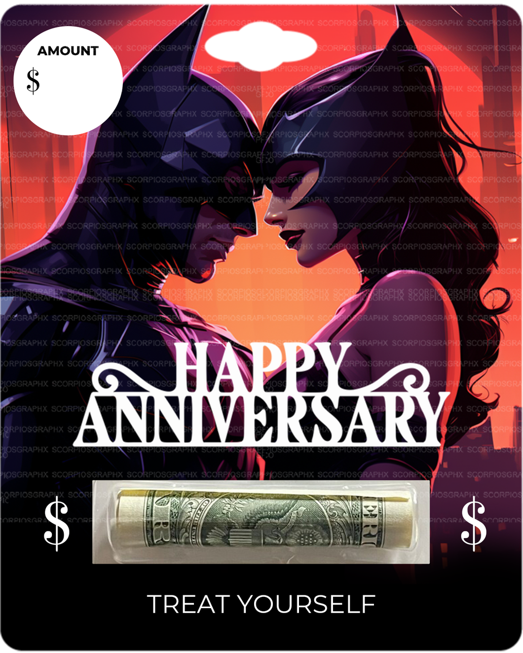 Happy Anniversary Money Card Holder
