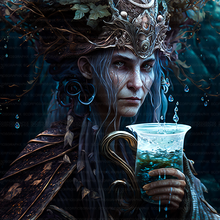 Load image into Gallery viewer, Sea Witch - Ai Art
