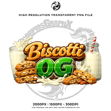 Load image into Gallery viewer, Biscotti Cookies PNG
