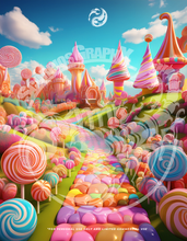 Load image into Gallery viewer, 4 CandyLand Background Images
