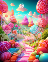 Load image into Gallery viewer, 4 CandyLand Background Images
