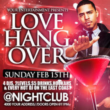 Load image into Gallery viewer, Love Hangover IG Flyer Template
