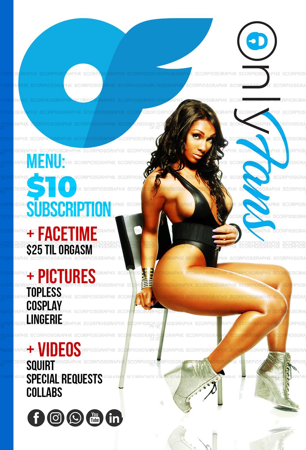 Onlyfans Menu Flyer Template