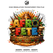 Load image into Gallery viewer, AFRO FETE PNG
