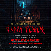 Load image into Gallery viewer, Halloween Cabin Trip Flyer Template
