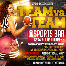 Load image into Gallery viewer, Football Flyer Template
