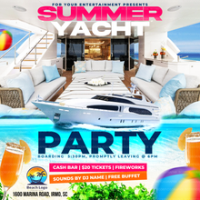 Load image into Gallery viewer, Summer Yacht Party Flyer Template
