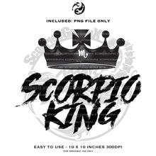 Load image into Gallery viewer, King Scorpio PNG
