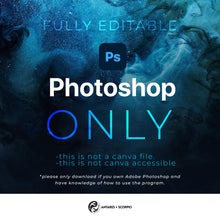 Load image into Gallery viewer, Libra Party Flyer Template
