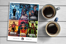 Load image into Gallery viewer, Dc Comics Tarot Cards, superhero tarot deck, printable Tarot cards, DIY tarot deck, DC tarot card deck, digital download

