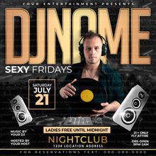 Load image into Gallery viewer, DJ Flyer Template
