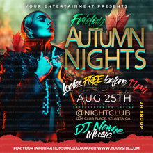 Load image into Gallery viewer, Autumn Nights Instagram Template
