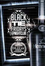 Load image into Gallery viewer, Black Tie Flyer Template
