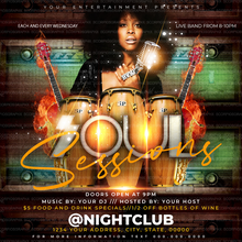 Load image into Gallery viewer, Soul Party Flyer Template
