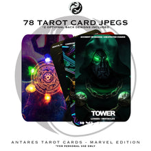 Load image into Gallery viewer, Marvel Comics Tarot Cards 78 Deck [HIGH RES JPG] - 300DPI - Personal - Print - Digital Files Only!
